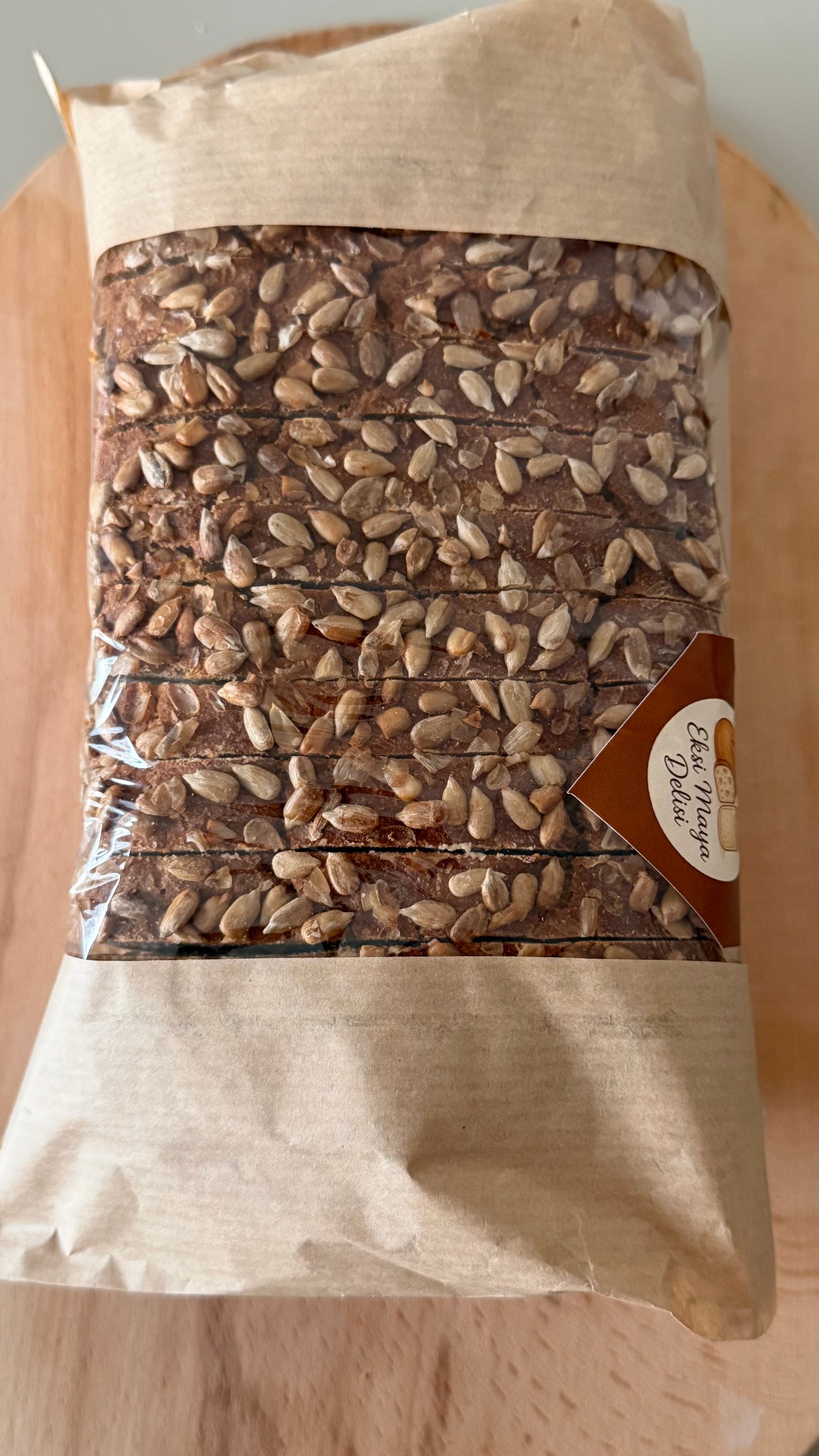 1250g %100 Ekşi Mayalı Çekirdekli Çavdar Ekmeği